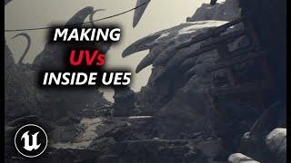 How to do UVs inside Unreal Engine 5 in LESS than 1 MINUTE!