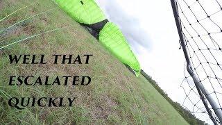 I CRASHED my Paramotor into the ground HARD