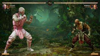 Mortal Kombat 1 - Floyd Vs Baraka - The Forest Storm Stage Gameplay