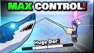 I CAUGHT A MEGALODON WITH MAX CONTROL IN FISCH!