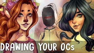 DRAWING YOUR OCs 13 | Struggling with Anatomy | Jenna Drawing