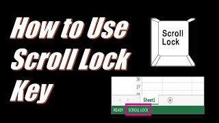 How to Use Scroll Lock Key in Excel | Useful Computer Tips and Tricks
