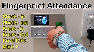 Best time and attendance office biometric attendance system | Biometric attendance machine 2022