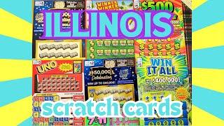 Illinois scratch cards USA  #scratchcards #illinois #scratchoffs