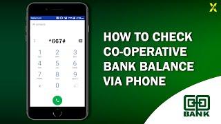 Check Co-Operative Bank Balance Via Phone (USSD Code)