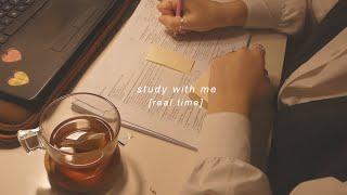 Study With Me ʕ•́ᴥ•̀ʔっ a quiet night with piano bgm