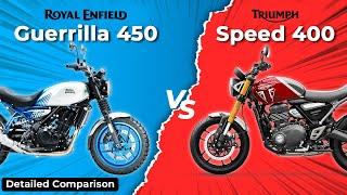 Is Guerrilla 450 Better Than Speed 400 | Guerrilla 450 vs Speed 400 #royalenfield #triumph