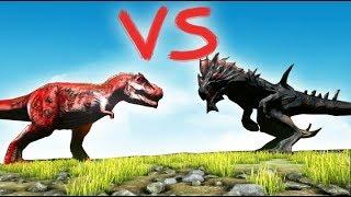 Alpha Rex VS Reaper Queen || ARK: Survival Evolved || Neroku