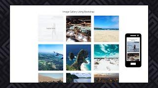Responsive Image Gallery Using Bootstrap