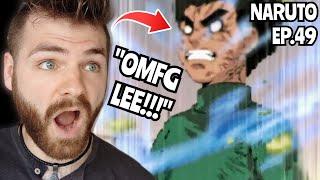 LEE Vs GAARA GETS MORE CRAZY!!! | NARUTO - EPISODE 49 | REACTION