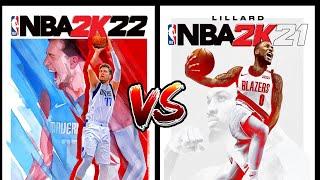 NBA 2K22 vs NBA 2K21 Gameplay Comparison (Current Gen - PS4/Xbox One)