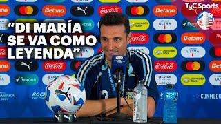 LA CONFERENCIA DE PRENSA DE SCALONI TRAS CONSAGRARSE CAMPEÓN DE LA COPA AMÉRICA POR SEGUNDA VEZ 