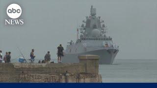 Fleet of Russian warships reaches Cuban waters