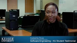 Keiser University Software Engineering Student, Kadeshia Rose