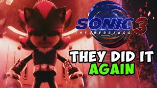 They Secretly Showed Sonic Movie 3 Trailer AGAIN?!
