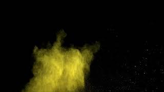 Color Powder Blast Overlay 6 - Royalty Free Powder effects for video