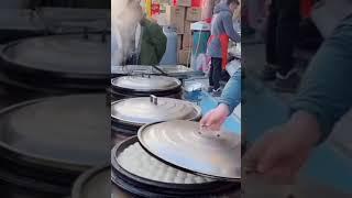 Common breakfast on the streets of China.