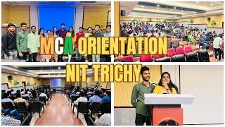 NIT Trichy MCA Freshers Orientation | badgurjar #badgurjar #nittrichy
