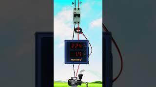 digital volt & ammeter || single phase digital volt & ammeter ||  electricalteluguvideos