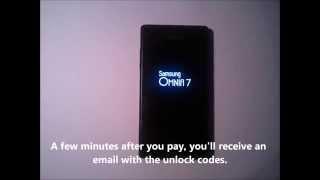 How to Unlock Samsung Omnia 7 i8700 -- FastGSM.com