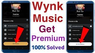 Wynk music get premium problem solve | Get premium problem wynk music app | Wynk music get premium