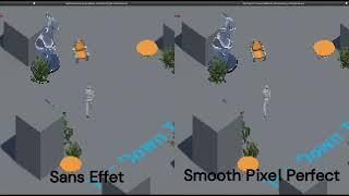 Smooth Pixel Perfect Camera prototype - Unreal Engine