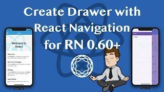 React Navigation Drawer Tutorial with React Native 0.60+ | Combine DrawerNavigator & StackNavigator