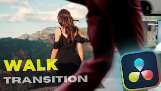 Walk By Transition In DaVinCi Resolve 18 Fusion Tutorial