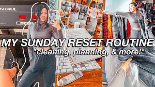 my sunday morning reset routine *as a college student* | cleaning, planning the week, & MORE!