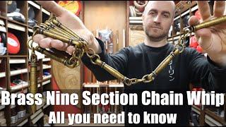 Brass Nine Section Chain Whip Review | All you need to know | Enso Martial Arts Shop