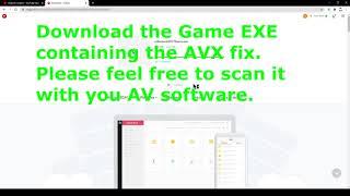 Fix for Cyberpunk 2077 AVX crash (e.g. After exiting the bar)