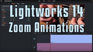 Lightworks 14 - Zoom in and out using Animations