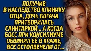 Получив в наследство клинику отца, дочь богача притворилась санитаркой… А когда босс при консилиуме.