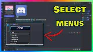 Select Menus (select)  -  With Sapphire bot