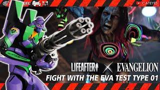 LifeAfter X EVANGELION #Walkthrough - How to clear the Nightmare Mode faster - Fight with The Eva01