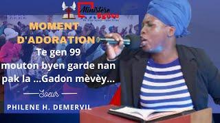 ADORATION: Te gen 99 mouton yo byen gade nan pak la... Gadon mèvèy... | MEDAF RD.