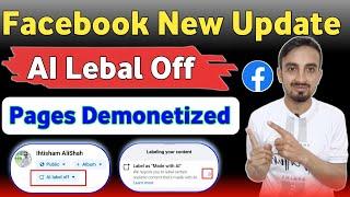 Facebook New Update | Facebook Lebal AI Off | Lebal AI off 2024