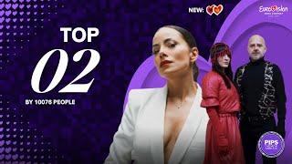 TOP 2 by +10K People - Eurovision 2025 (NEW: )