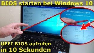 Bios starten Windows 10 - Notebook ins UEFI BIOS gelangen - Laptop