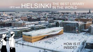 4K Helsinki  : The Best Library In The World - How Is It Inside?