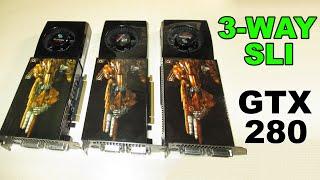 3-WAY SLI GeForce GTX 280 on Core 2 Extreme QX6850 - RETRO Hardware