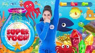 SUPER YOGA - Underwater Party! | Fun Games For Kids