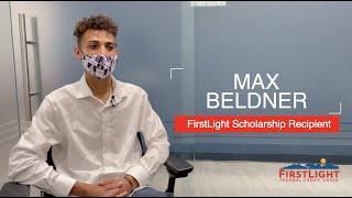 FirstLight Community Foundation Scholarship Recipient Max Beldner