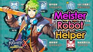 [ROX] New Robot Helper!? 4th Job Meister FULL Skill Review | King Spade