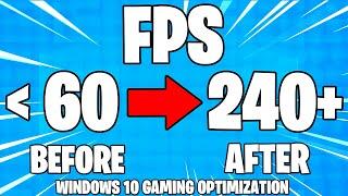 How To Optimize Windows 10 For Gaming! Increase FPS & Performance on PC! (Works 2021!)