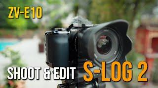 Shoot and Edit S-log 2 with Sony ZV-E10 | Premiere Pro