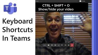 Useful keyboard shortcuts in Microsoft Teams