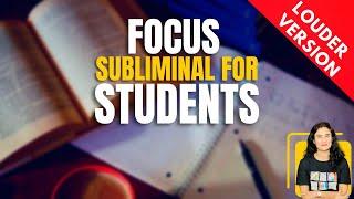 Focus+ Knowledge+ confidence Subliminal for Students(Louder Version powerful)| Dr.Archana Life Coach