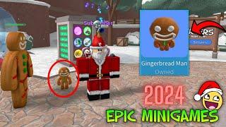 How To Obtain The Gingerbread Man Pet in RBLX: Epic Minigames!