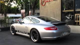 Porsche 997 MK1 installed custom exhaust by-pass by Redline Auto